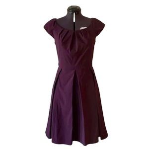 Cocktail pleated dress